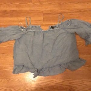 Off the shoulder long sleeve